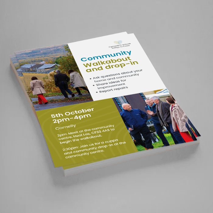 Valleys to Coast example A5 Leaflet